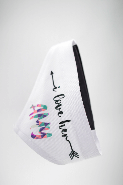 Marama s Tiskom po Želji na Čičak za Psa 45 - 60 cm