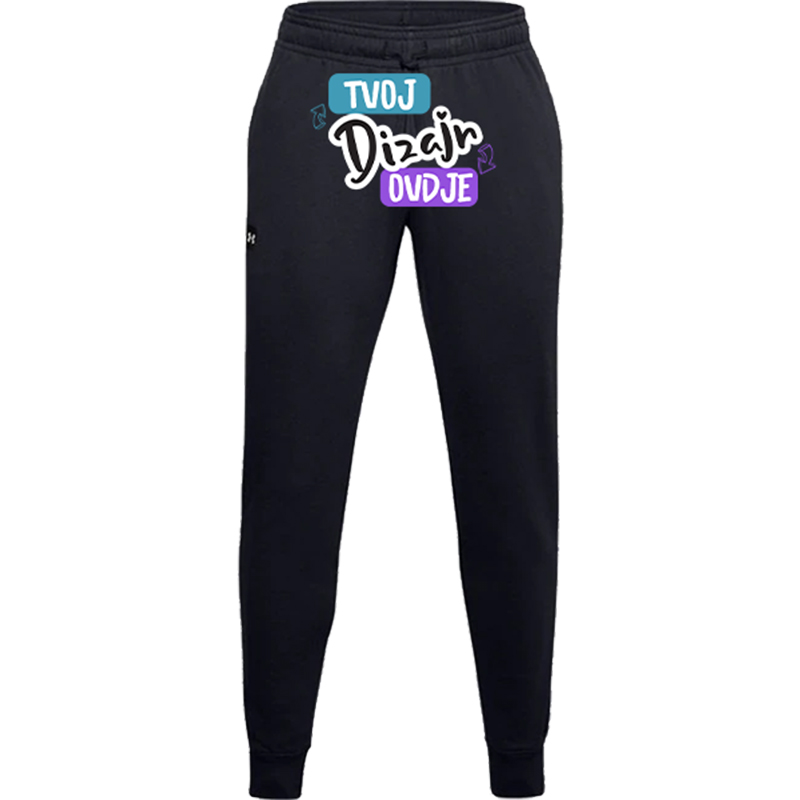 Tisak na Muškoj Sportskoj Trenirci UA Rival Fleece Joggers - puppynator.hr