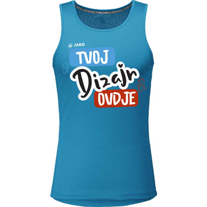 Tisak Muške Sportske Majice bez Rukava JAKO Tanktop RUN 2.0 - puppynator.hr