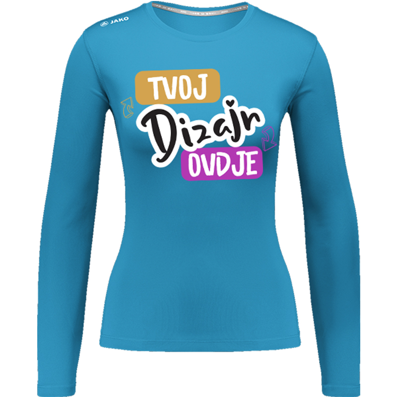 Tisak Majice JAKO RUN 2.0 Ženska – Dugi Rukav – Za Trčanje - puppynator.hr