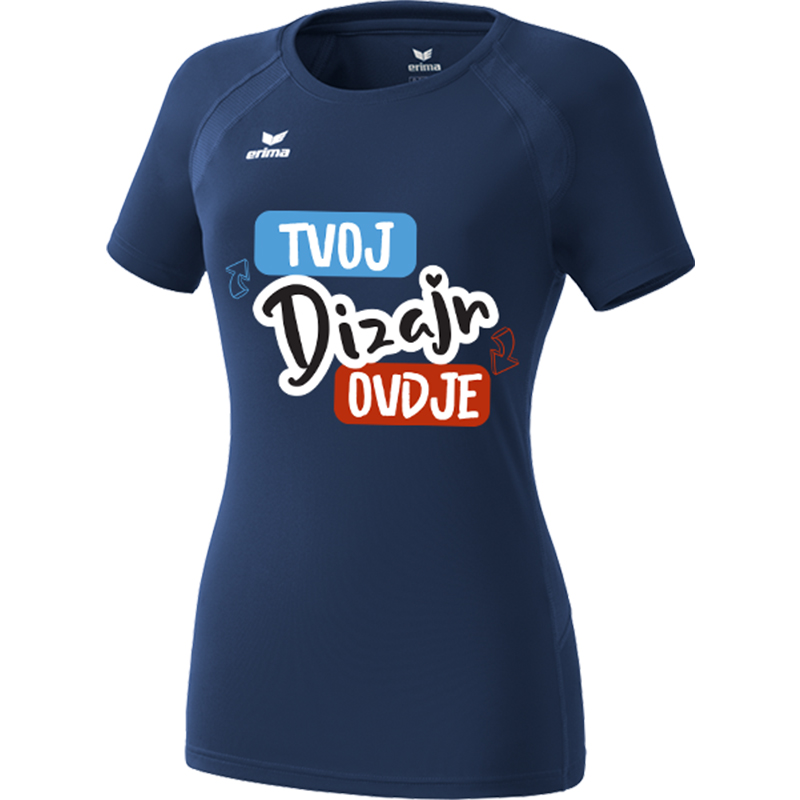 Tisak na Ženskoj Majici za Trening ERIMA Performance - puppynator.hr