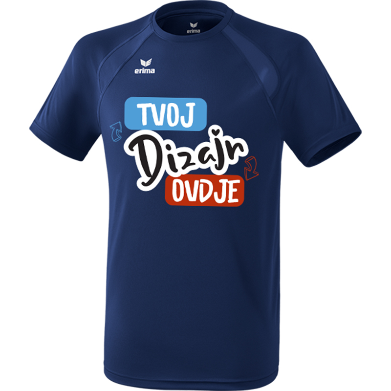 Erima Majica sa Sportskim Tiskom za Trening i Timove - puppynator.hr