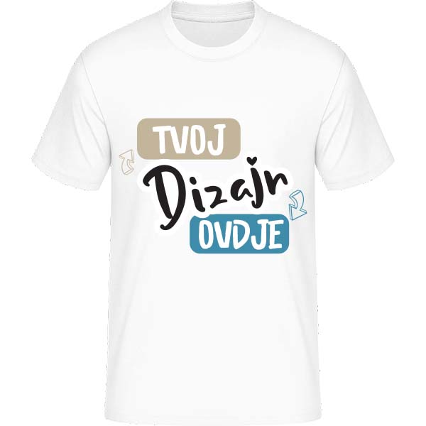 Akcijska Muška Majica s Tiskom po Želji