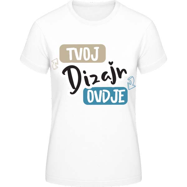 Akcisjka Ženska Majica s Tiskom po Želji