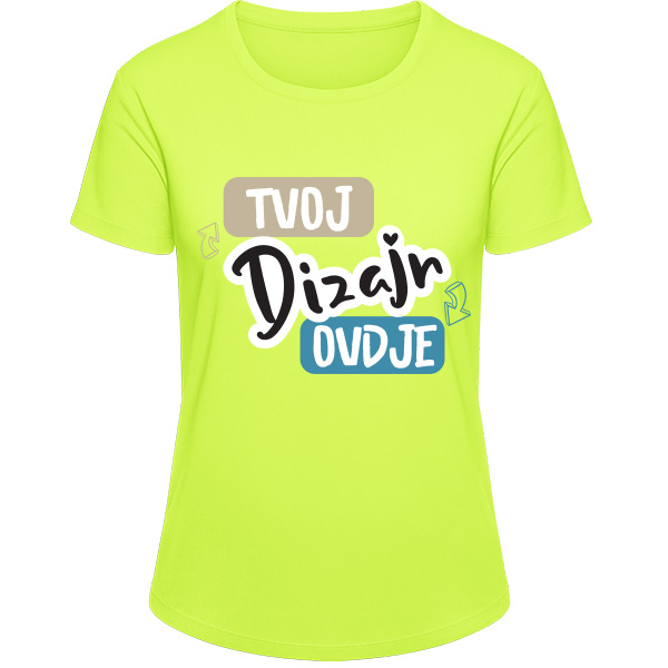 Sportska Ženska Majica s Tiskom - puppynator.hr