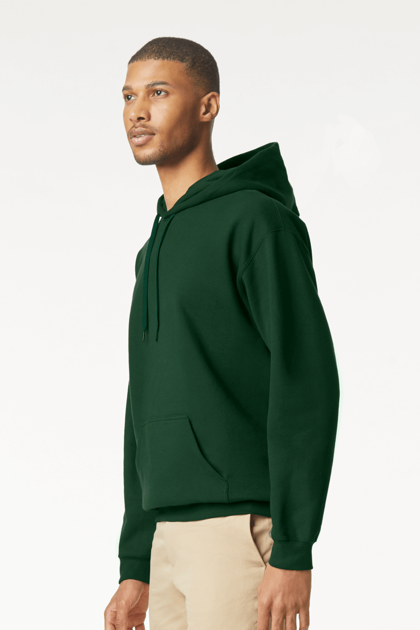 Duksa s Kapuljačom s Tiskom i Klokan Džepom Gildan