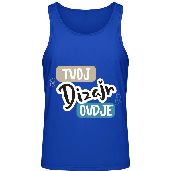 tisak na mušku majicu bez rukava