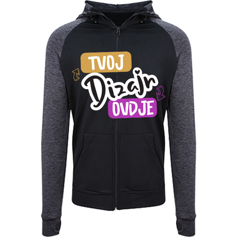 Tisak na Muškoj Just Cool Duksi s Kapuljačom i Zipom - puppynator.hr