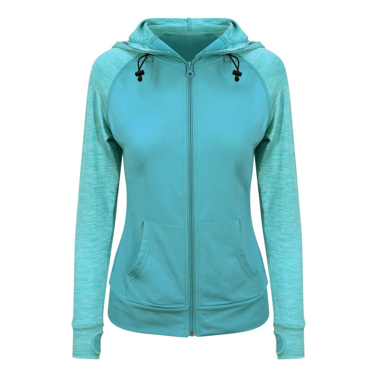 Tisak na Ženskoj Just Cool Duksi s Prednjim Zipom