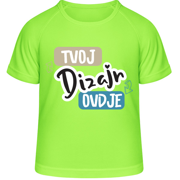 Dječja Sportska Majica s Tiskom po Želji - puppynator.hr