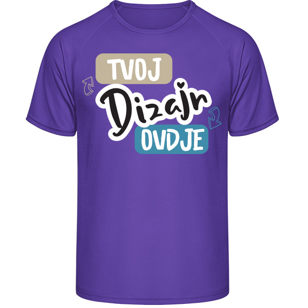 Muška Sportska Majica s Tiskom - puppynator.hr