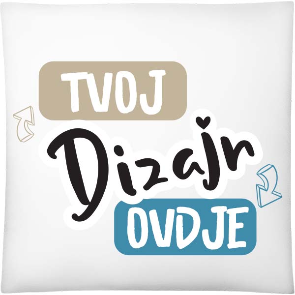 Dizajniraj Jastuk s Tiskom, Fotografijom i Natpisom Online