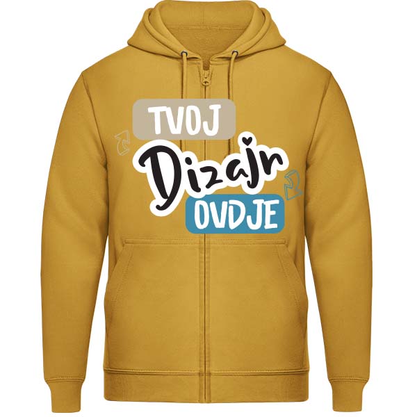 Hoodie majica s tiskom - Tisak na duksu s kapuljačom