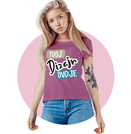 zenske kratke majice s tiskom